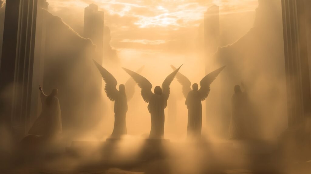 Como a Bíblia descreve os anjos